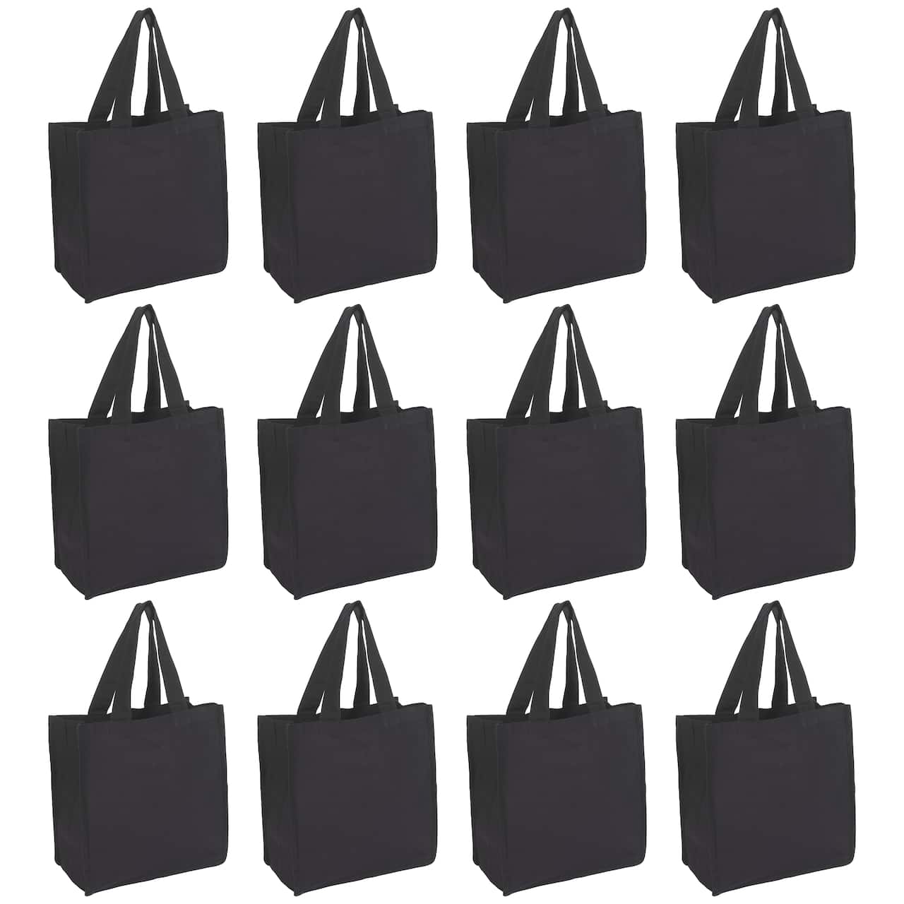12 Pack: Durable Canvas Tote by Make Market®